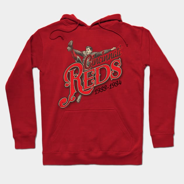 Cincinnati Reds Hoodie by MindsparkCreative